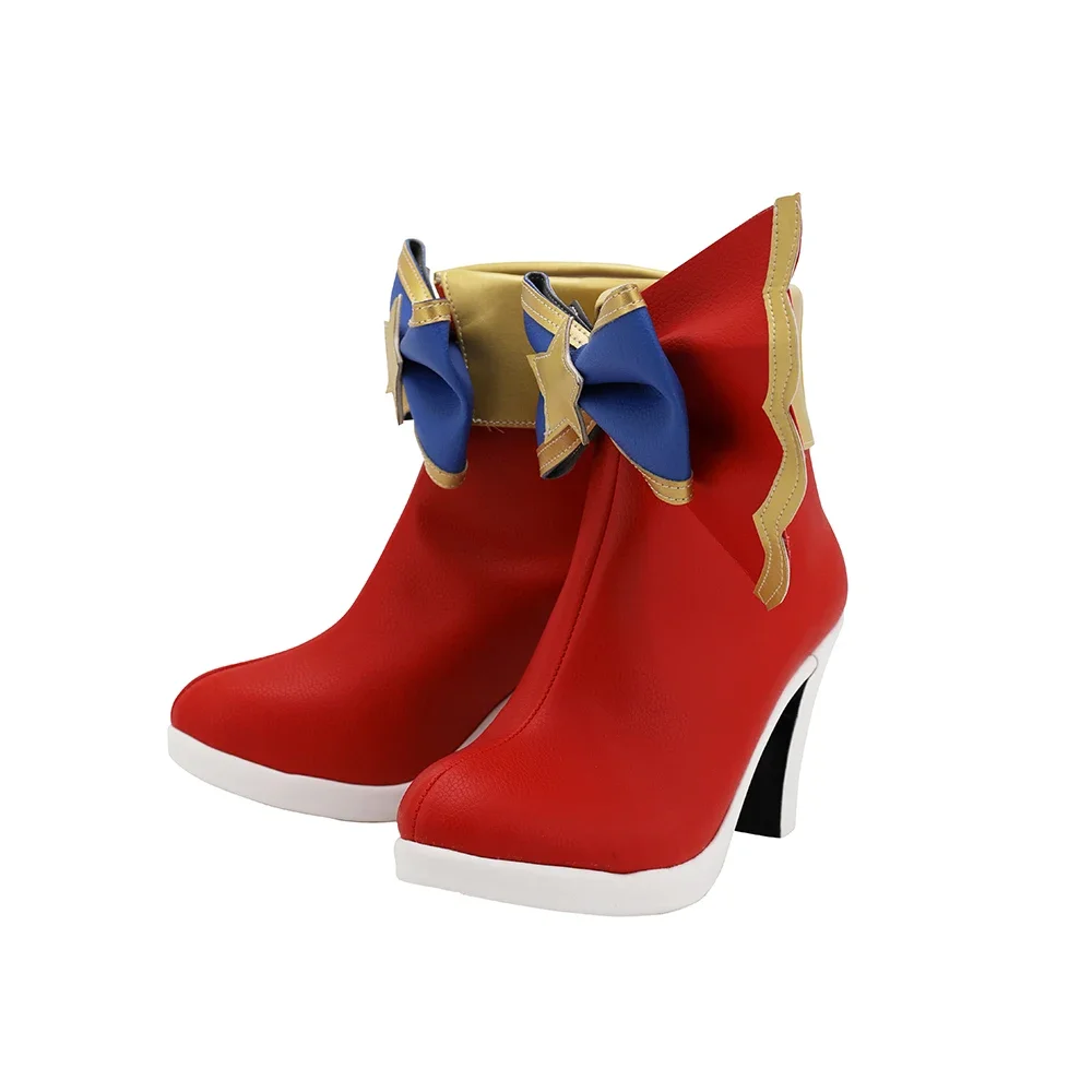 Pripara Reona West 코스프레 부츠 하이힐 신발 소녀를위한 맞춤 제작 할로윈 파티 코스프레