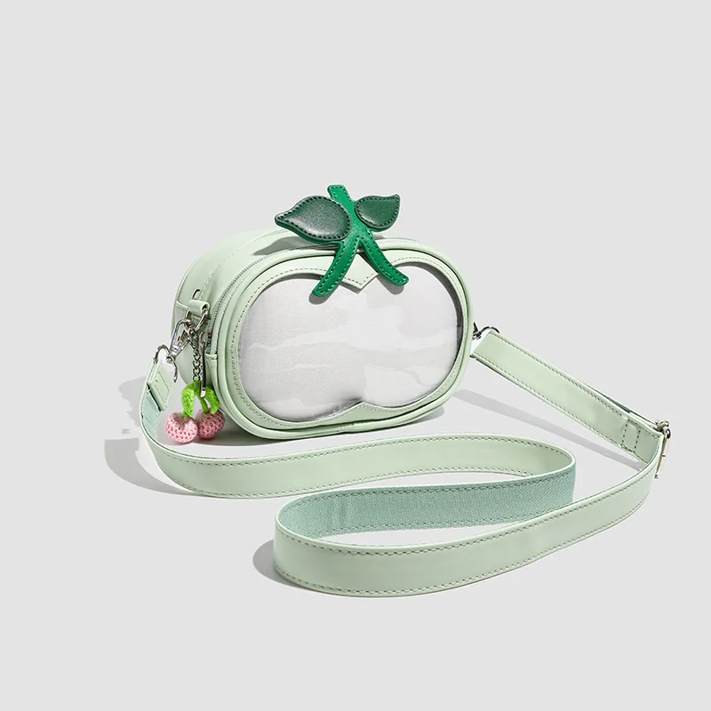 

Cherry Ita Bags for Woman Teenage Girls Shoulder Hand Bag Cute Transparent Bolso 2025 New Sweet Sac Femme Unique Bolsos Mujer