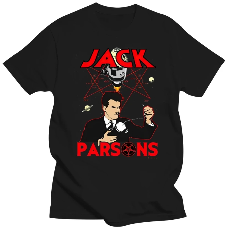 Jack Parsons T-shirt Babalon Working  Aleister Crowley Thelema Occult Rockets