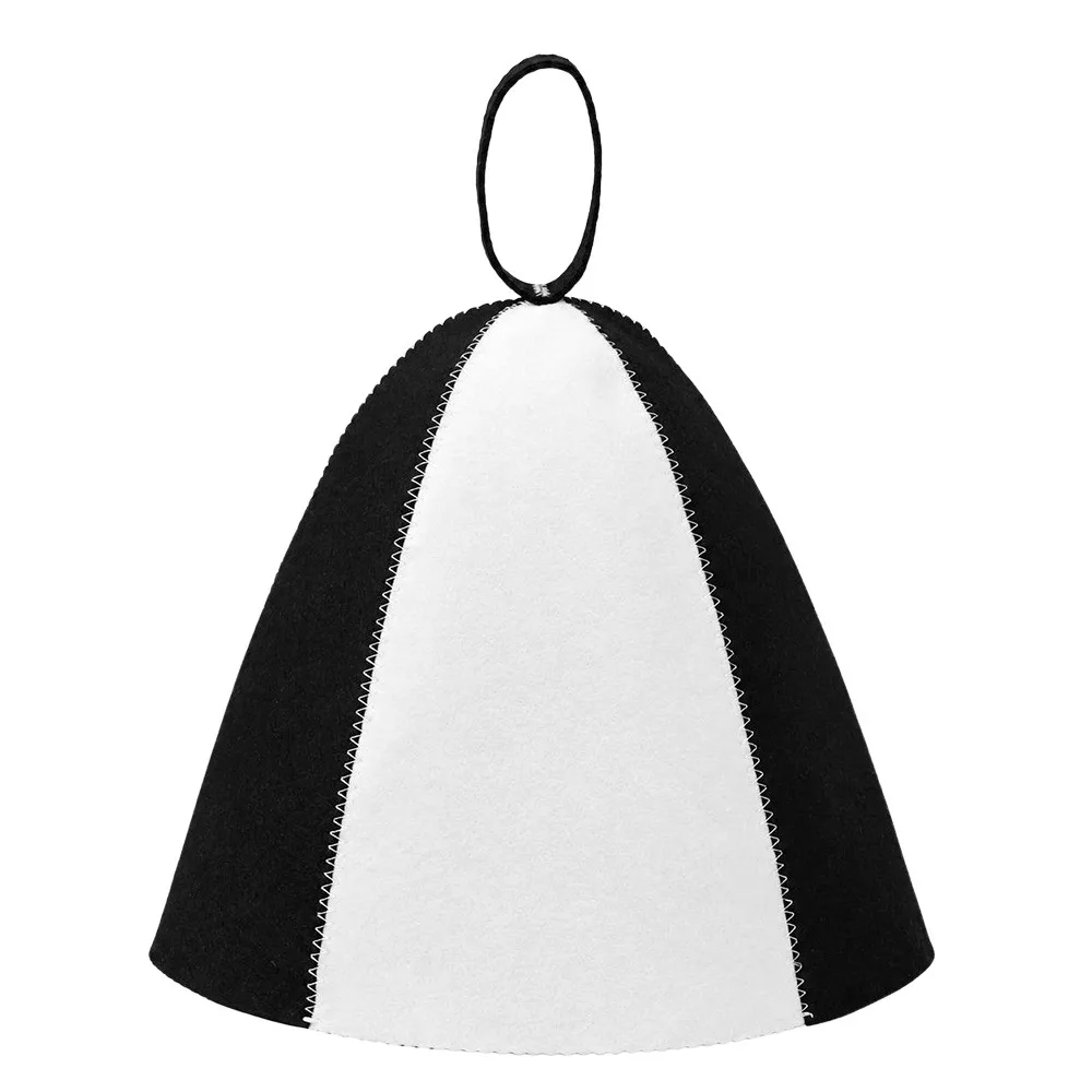 Gifts Felt Sauna Hat Absorbent Thickened Felt Sauna Cap Anti Heat Protective Steam Room Cap Unisex