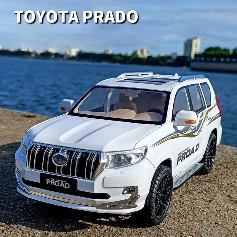 

1:18 TOYOTA Land Cruiser Prado SUV Alloy Car Model Diecast Toy Vehicle Simitation Cars Toys For Children Kids Xmas Gift F374