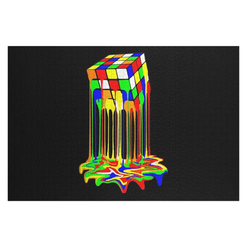 

Cube Colorful Awesome Graphic Jigsaw Puzzle Personalized Baby Toy Personalized Photo Gift Name Wooden Toy Puzzle