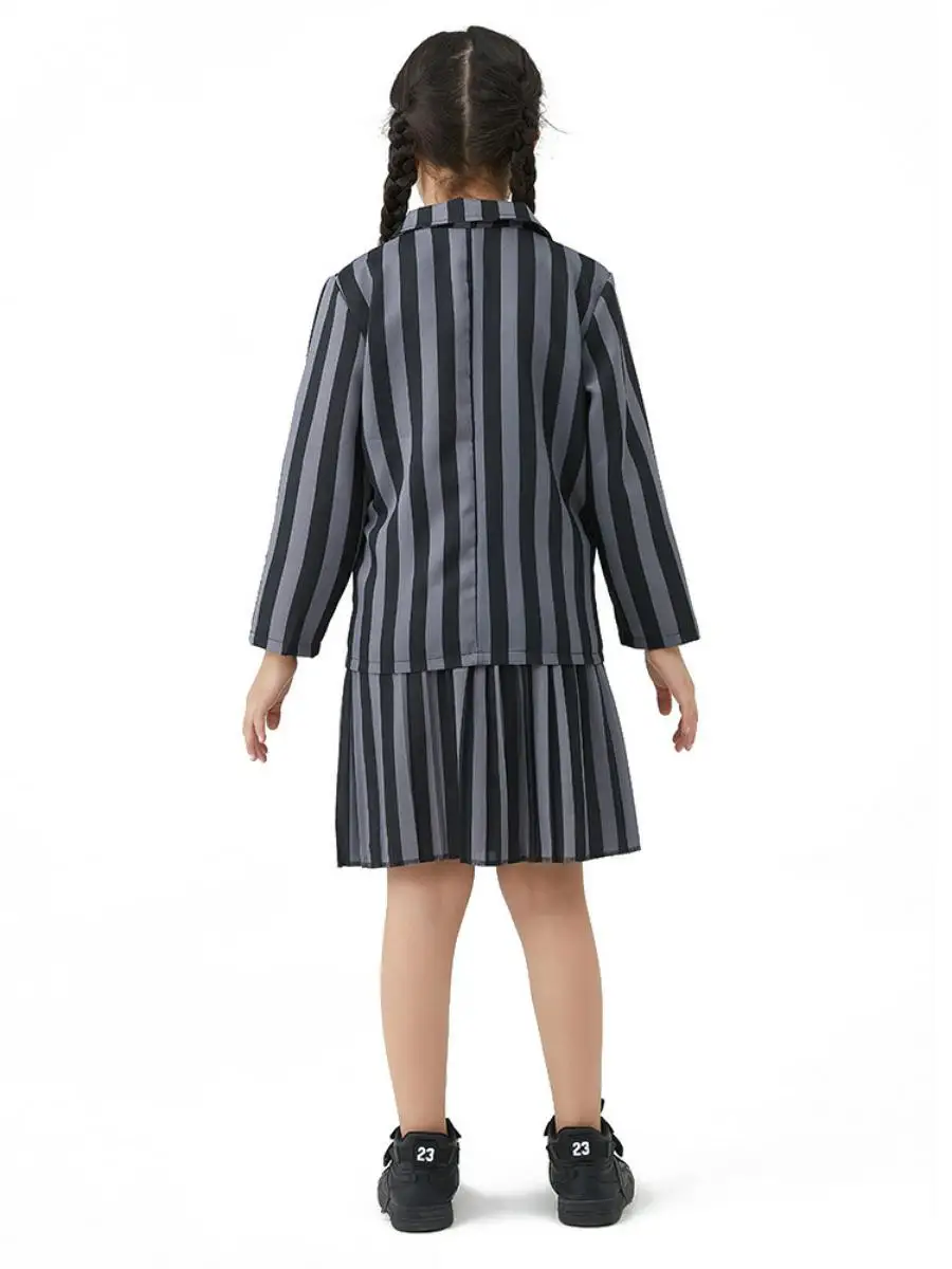 جديد Bla loween الأربعاء آدامز الدكتور تأثيري حلي مادة البوليستر الملابس التقليدية النسائية مرحلة الأداء