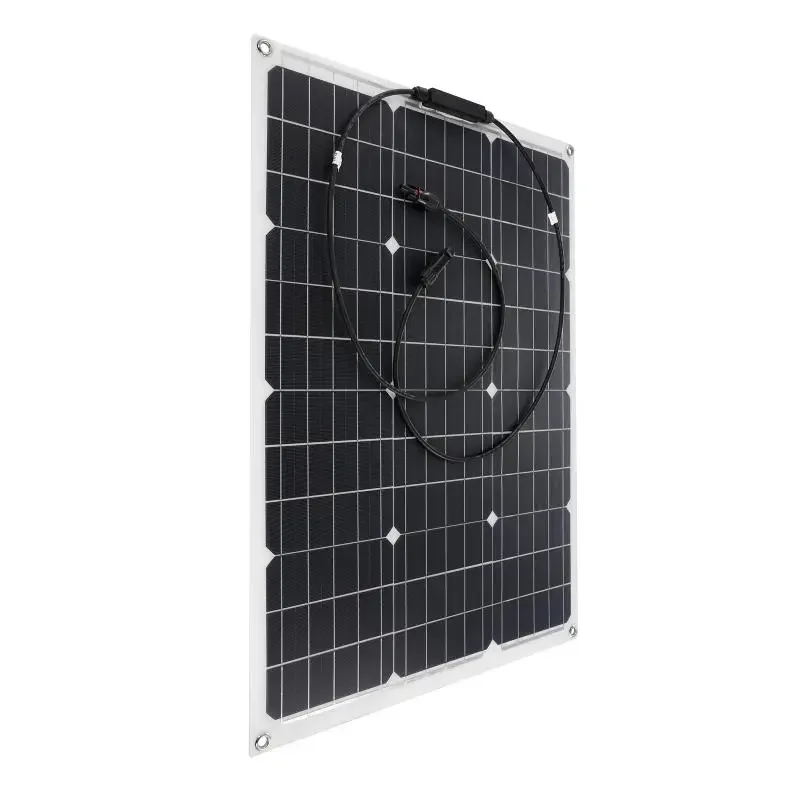 Flexible Solar Panel 150W DIY Sun Power Generator System Solar Cells for Car RV Yatch Outdoor Camping Charging Board