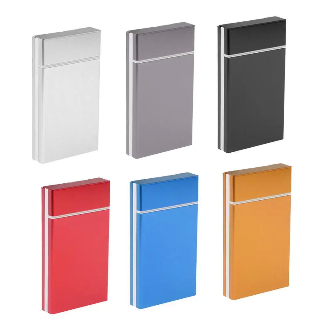 

Портативный футляр для сигарет, тонкий держатель для сигарет для женщин, 6 цветов