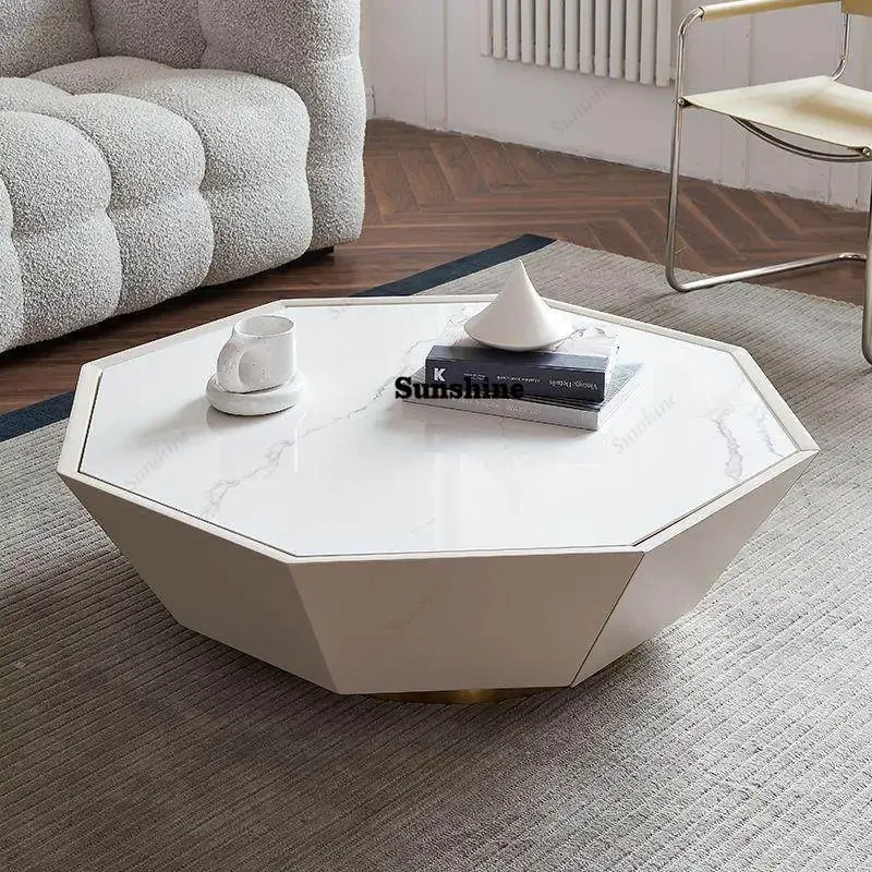 

TDModern simple light luxury household Italian style, polygonal coffee table