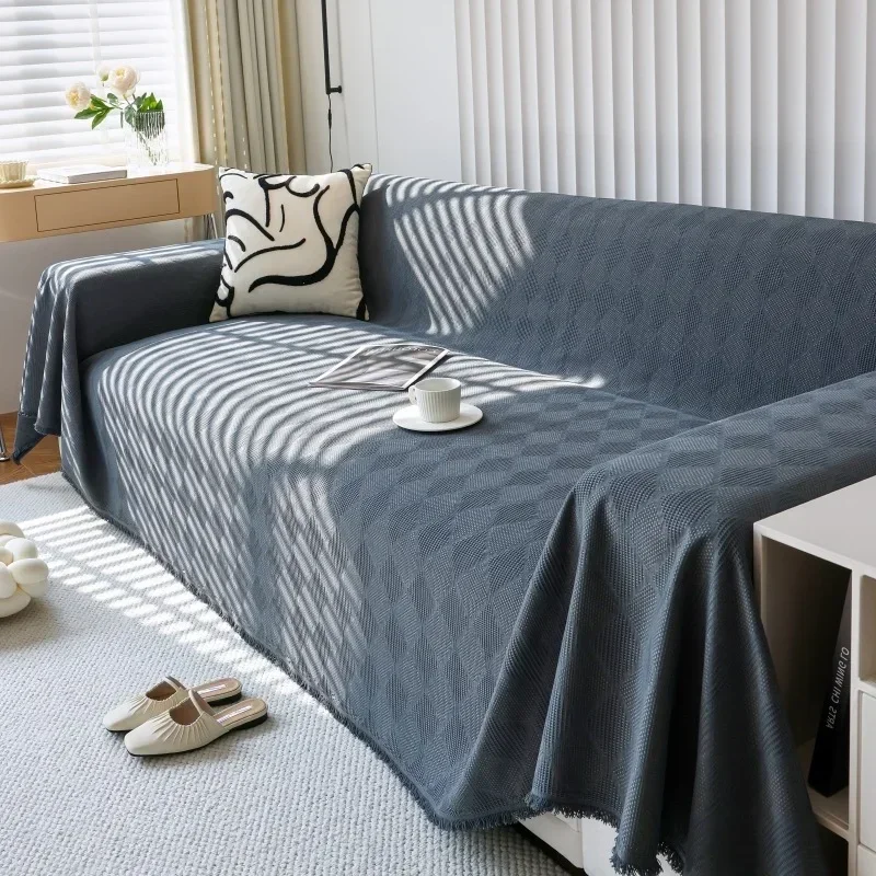 Sofa Towel One Piece Anti Cat Scratch Full Cover Fabric Four Seasons Sofa Towel Anti Slip Cushion Cover