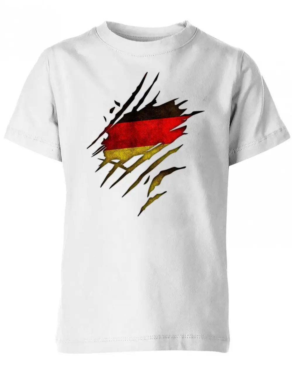 Deutschland T Shirt Aufgerissen Wm Em Fan Kinder