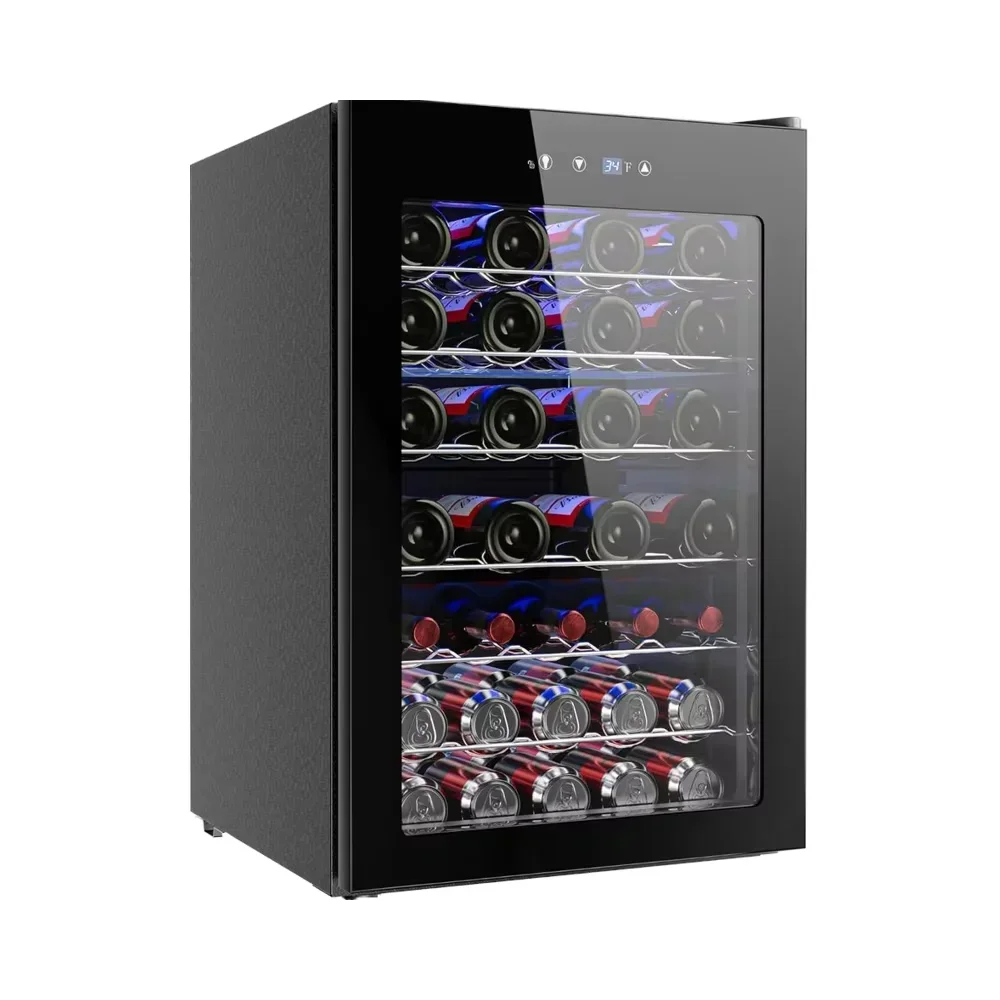 High quality electric stainless steel built-in wine cooler refrigerator wine refrigerator cooler