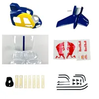 Roban Helicopter 450 Size AS350 Scale Fuselage Spare Parts Canopy/Window/Tail/Landing Gear Replacements