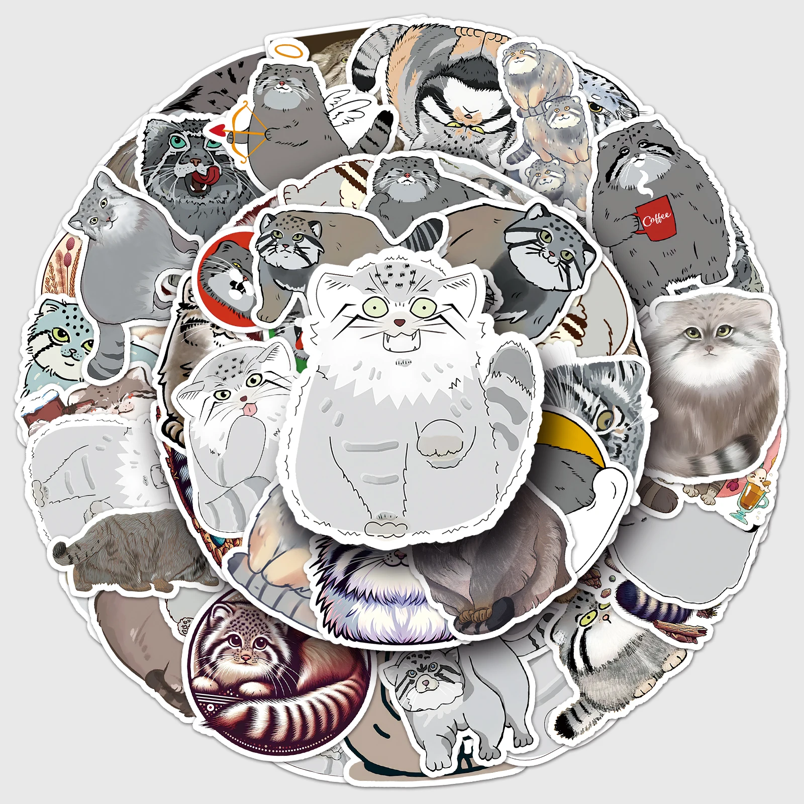 

50pc Rabbit Monkey Series Cartoon Cute Graffiti Stickers Suitcase Laptop Guitar Skateboard Personalized Decoration Stickers