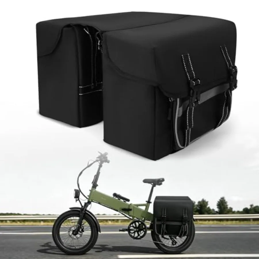 

Rear Bag Panniers for Lectric XP 1.0/2.0/3.0/4,XPremium, Xpedition (1.0/2.0), XP Trike, Large Capacity Saddle Bags Rear Rack Pa