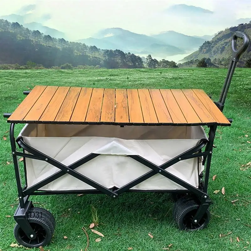 

New-Portable Table Board Folding Tabletop Board Foldable One Action Board Wood Color 5 Inch