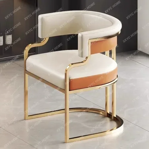 Luxury dining chair Hotel sales office beauty   receives mahjong  nail customer makeup chair.