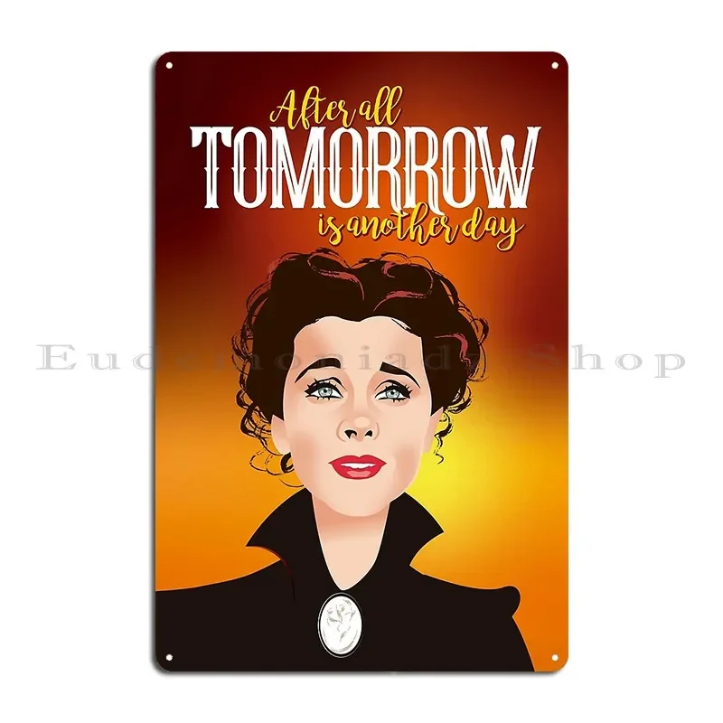 Tomorrow Metal Plaque Poster Printing Cinema Club Bar Create Garage Tin Sign Poster