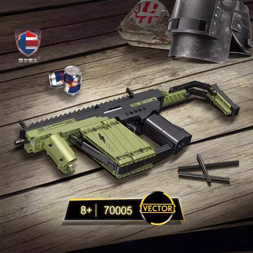

MOC военный пистолет-пулемет, строительный блок, набор игрушек, пистолет Desert Eagle, винтовка, модель, кирпичи, можно снимать, игрушки-пули для мальчиков, подарки