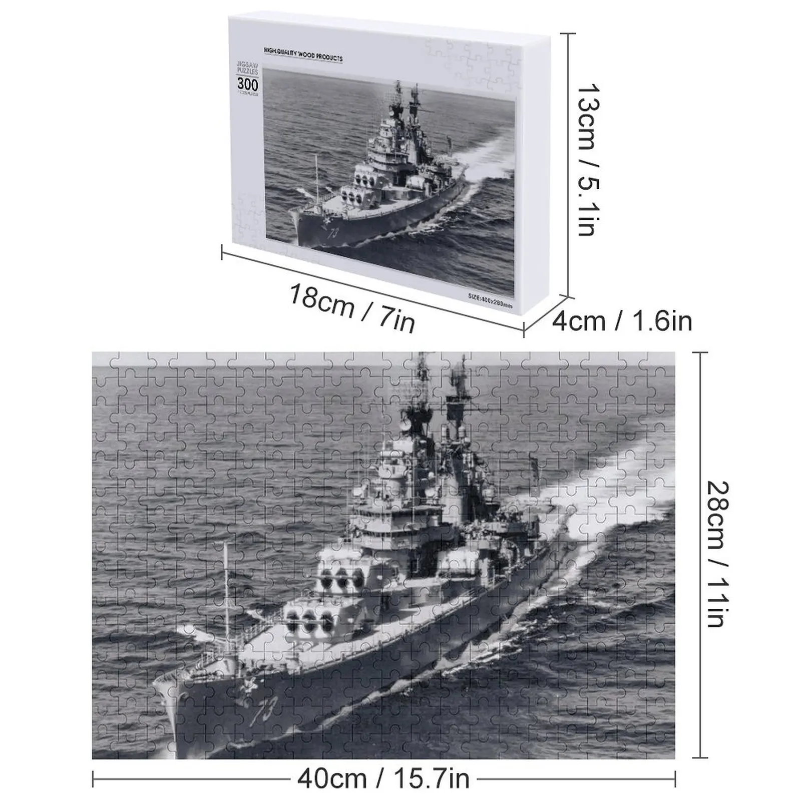 USS SAINT PAUL (CA-73) SHIP'S STORE Puzzle Puzzle personalizzato Opera d'arte Puzzle