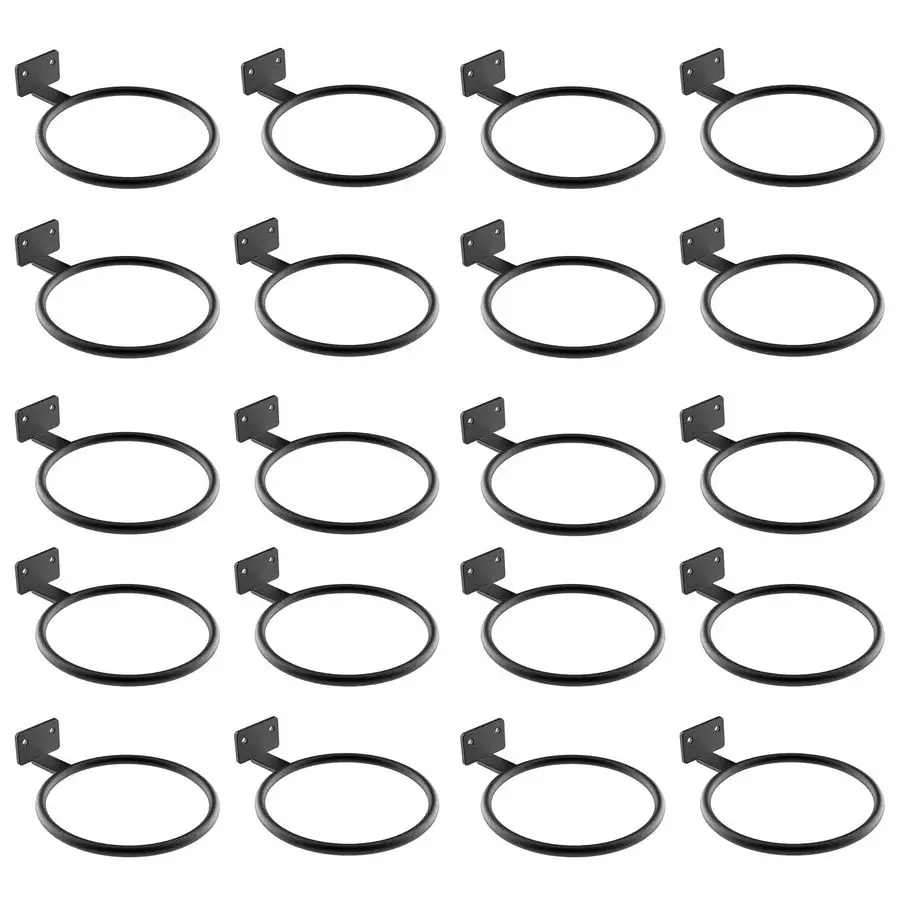 

Кронштейны для цветочных горшков на стену, 4 дюйма, 20 штук, металлические крючки для подвешивания растений, настенные, сверхпрочные, для использования на улице и в помещении