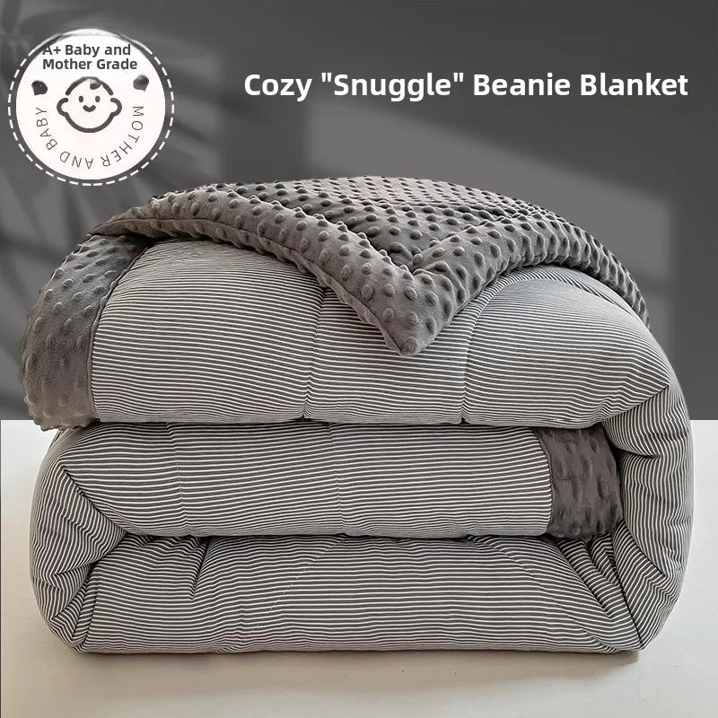 

Thickened Bean Fluff Duvet Core Cotton Quilt Bedding Single Person Spring Autumn Winter Duvet Adjustable Temperature Quilt