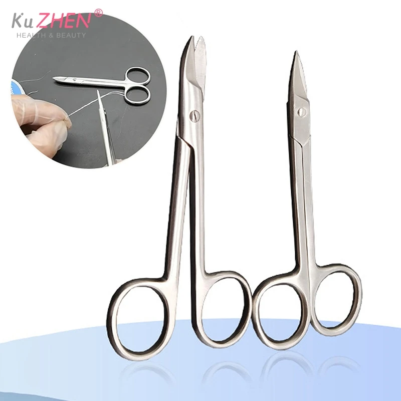 Golden Crown Scissors Specialized Ligation Orthodontic Correction Tools Pliers Straight Headed Fine Wire Cutting Dental Cutting