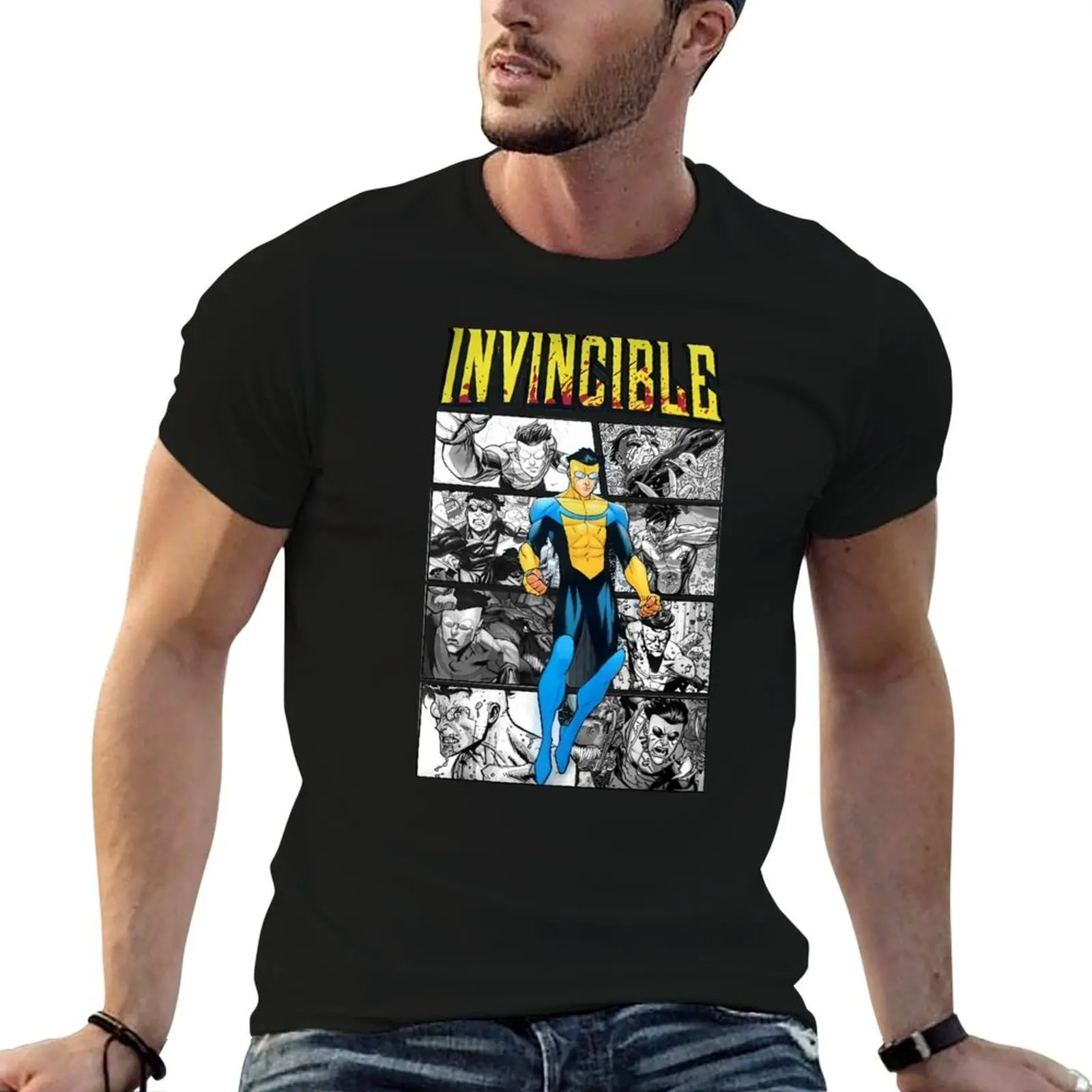 

Invincible TV Show T-Shirt man t shirts cotton t shirts for man graphic tees man t shirts for men casual T-Shirt