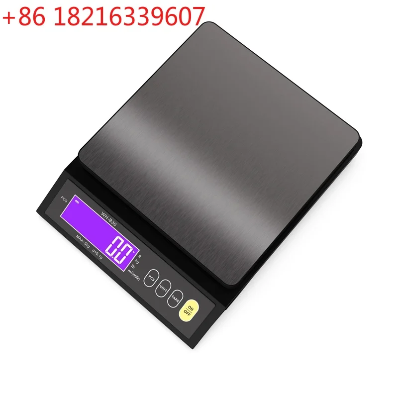 YAO 5kg 0.1g 10kg/1g Waterproof Kitchen Scale Stainless Steel Electronic Digital Food Scale USB Recharge Cooking Baking Weight T