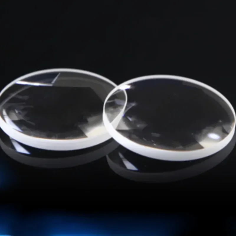 Lentille en verre optique, lentilles biconvexes, objectif de focalisation, lentille de microscope, lentilles grossissantes biconvexes K9