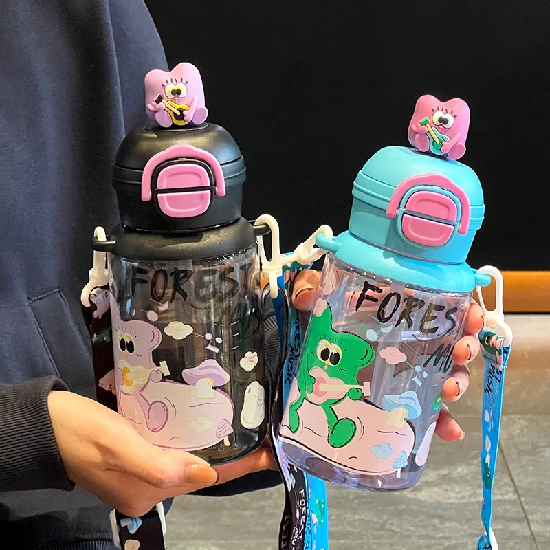 

1PCSDouble drinking cup Water cup school special 2025 new cup summer kettle students with cups