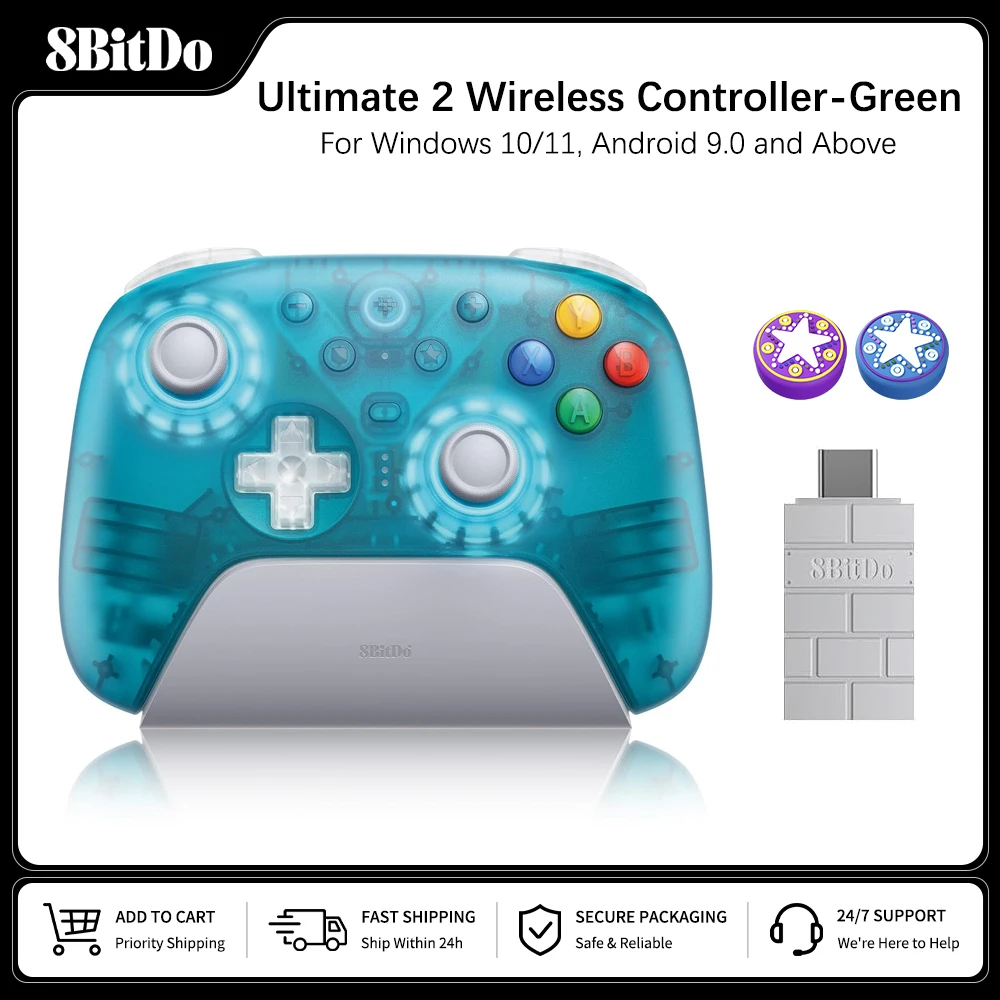 manette-de-jeu-sans-fil-8bitdo-ultimate-2-pour-windows-10-11-manette-de-jeu-24g-tmr-avec-station-de-charge-pour-android-pc-steam