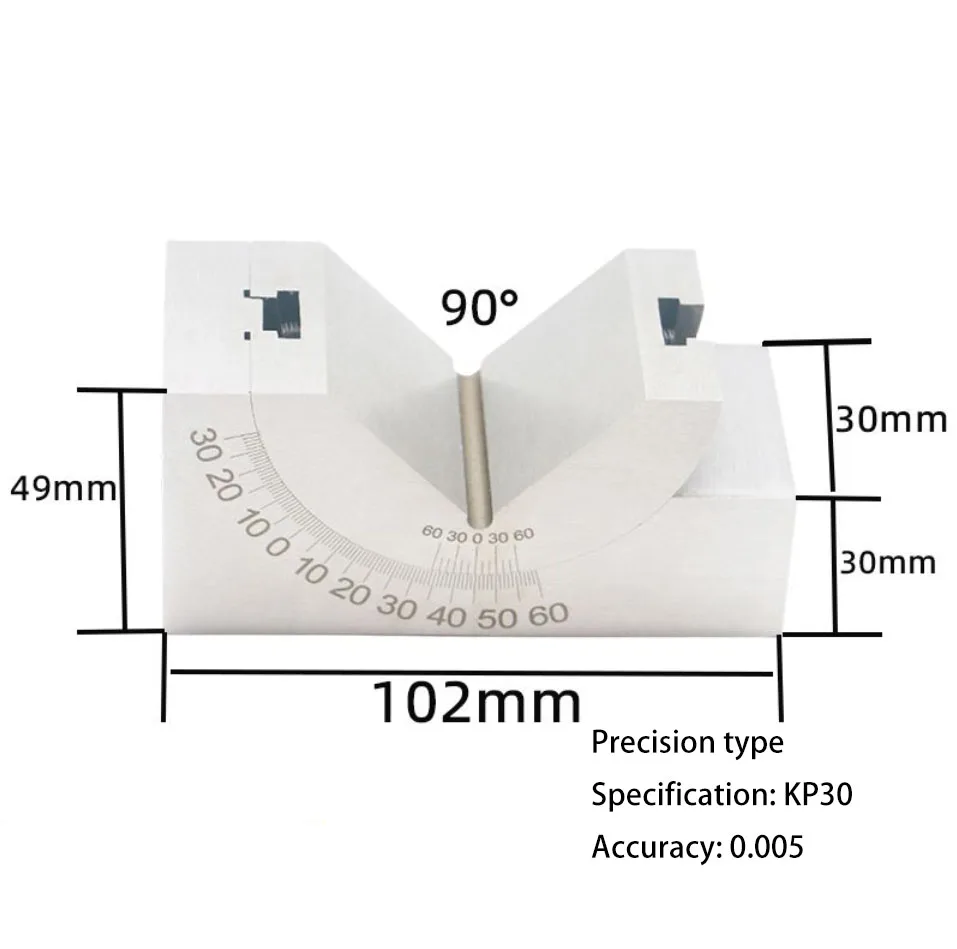 Adjustable Angle Gauge Grinder Milling Machine High Precision Angle Ruler Angle Angle Tool Pad KP25 KP30 KP46