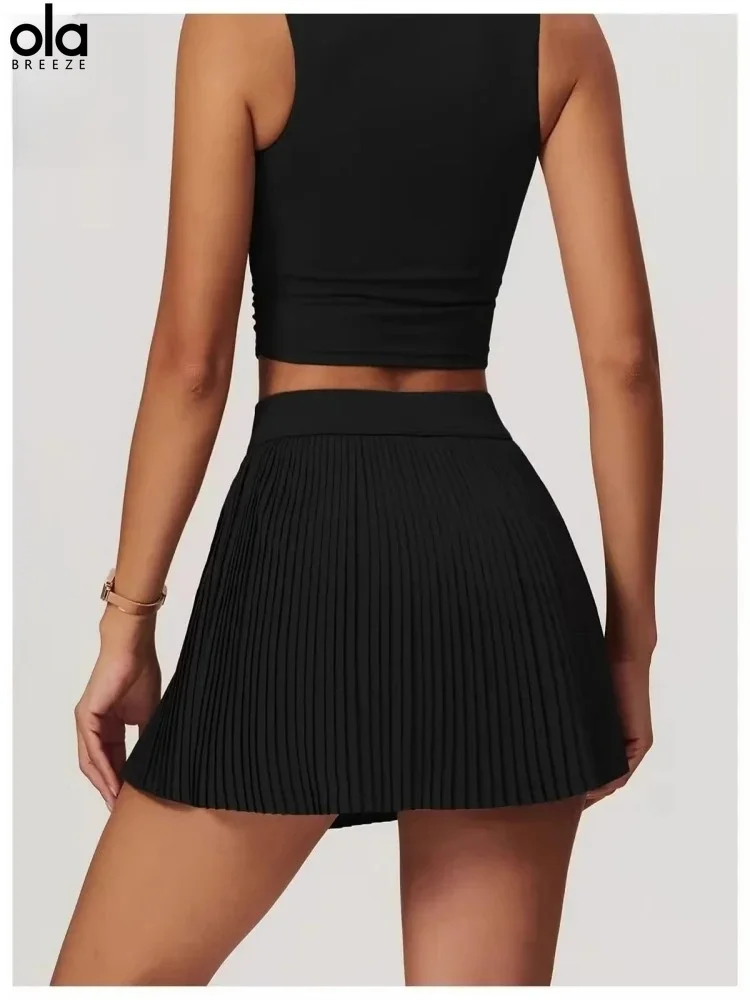 2026-ola-breeze-yoga-women's-summer-breathable-fashion-food-sports-fitness-outdoor-running-yoga-shorts-skirt
