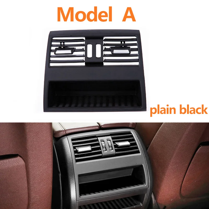 LHD RHD Front Central Left Right Rear AC Conditioner Chromed Air Vent Grille Outlet Panel For BMW 5 Series F10 F11 2010-2017