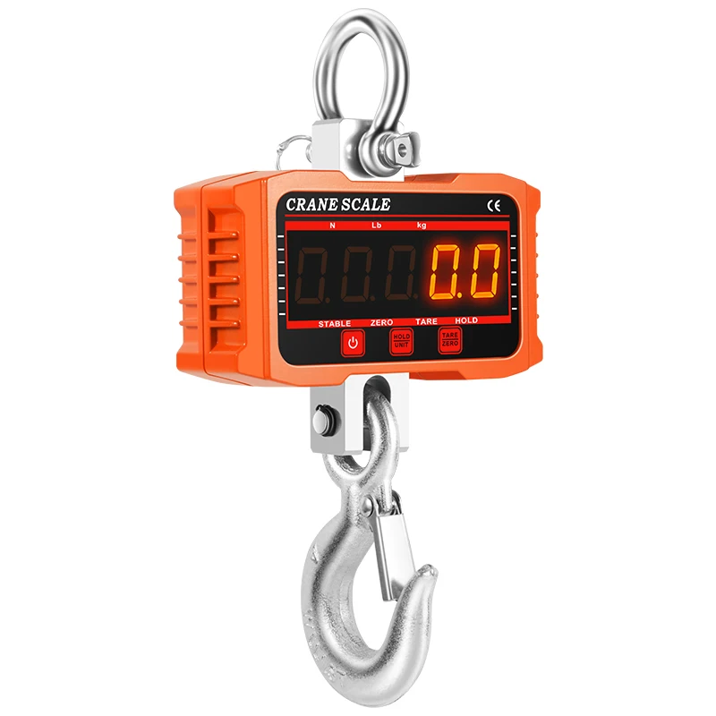OCS-P5 OEM Precision Waterproof Digital Crane Weighing Scale 1000kg/500g  Heavy Duty Electronic Hanging Scale