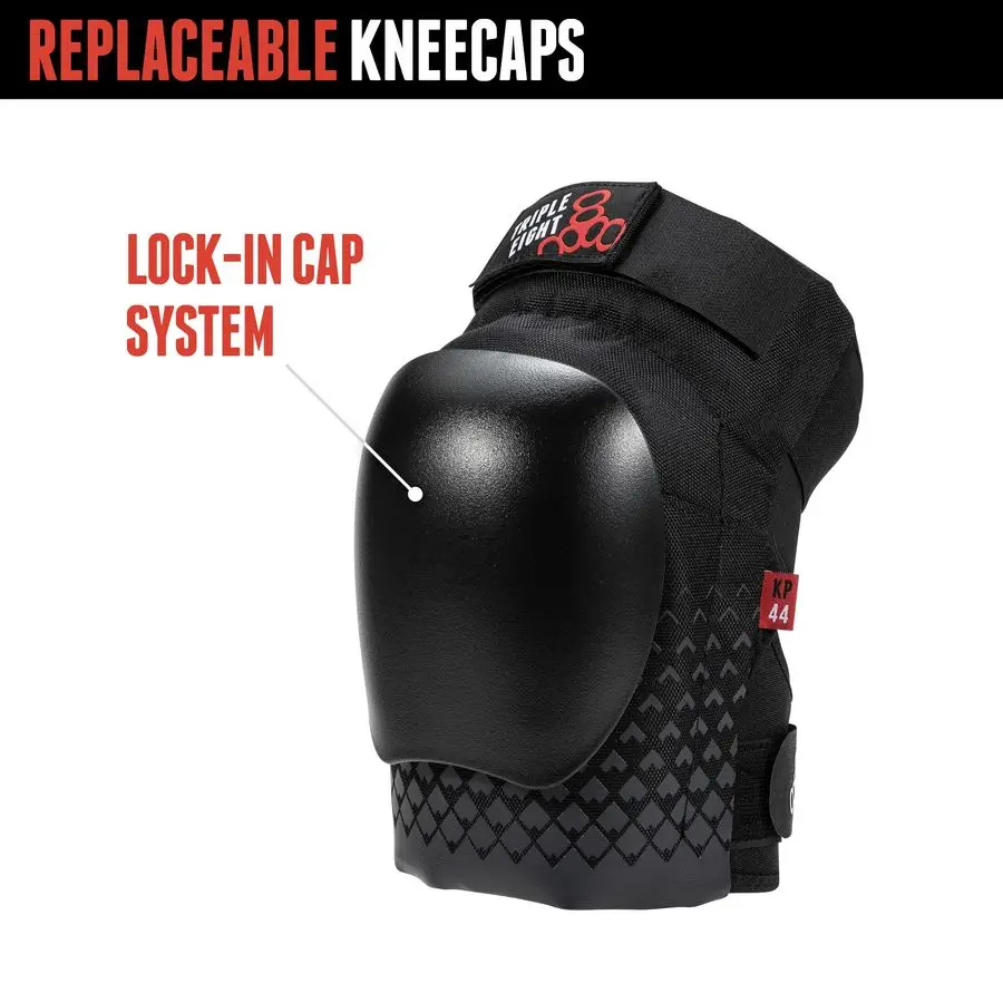 Genouillères KP 44, Protection robuste pour le skateboard, le patinage en ligne, le patins à roulettes, le Derby et le vélo