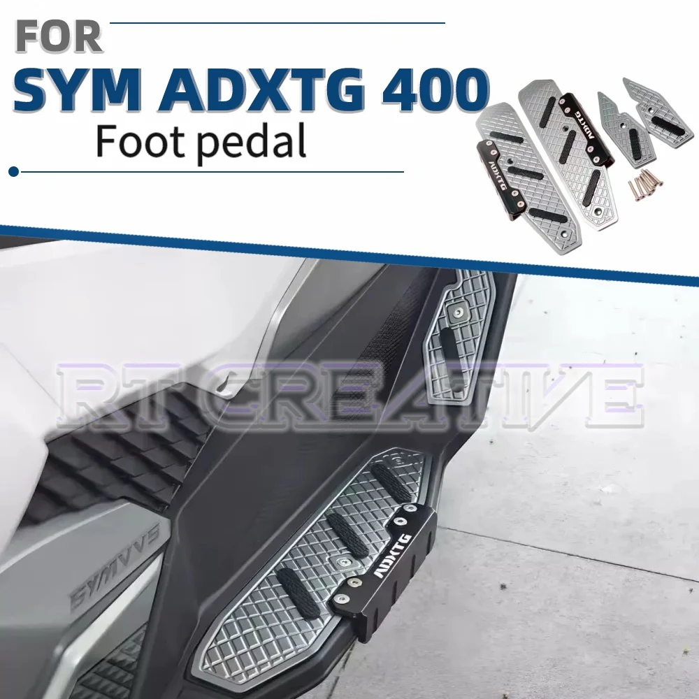 Upgraded Anti-slip Aluminum Footrest Plate For SYM ADXTG400