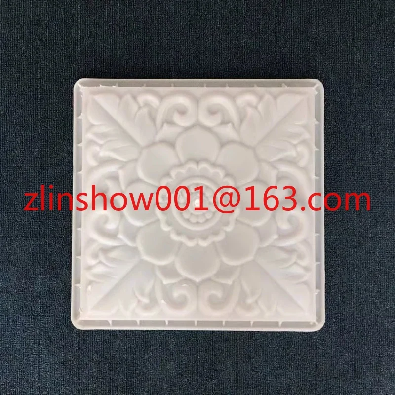 In Chinese Antique Style Brick Carving Plastic Mold Courtyard Decoration Paving Floor Tile Shadow Wall Cement Relief Template