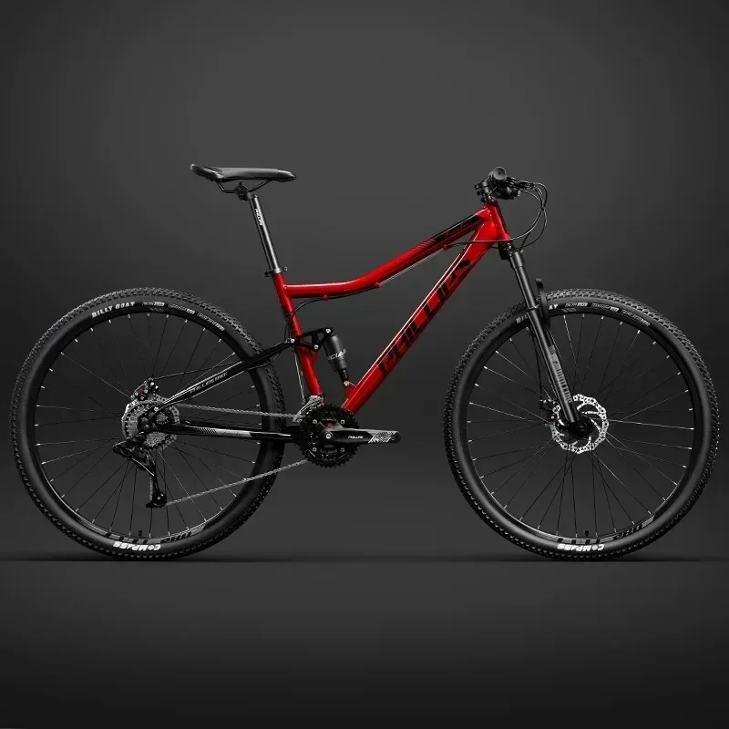 off-road MTB Bicycle high carbon steel soft tail frame mountain bike 24/26/29inch 24/27/30Speed variable speed full suspension