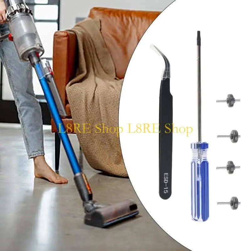 L8RE Easy Установка Замена колеса и оси для Vacuum Comleder