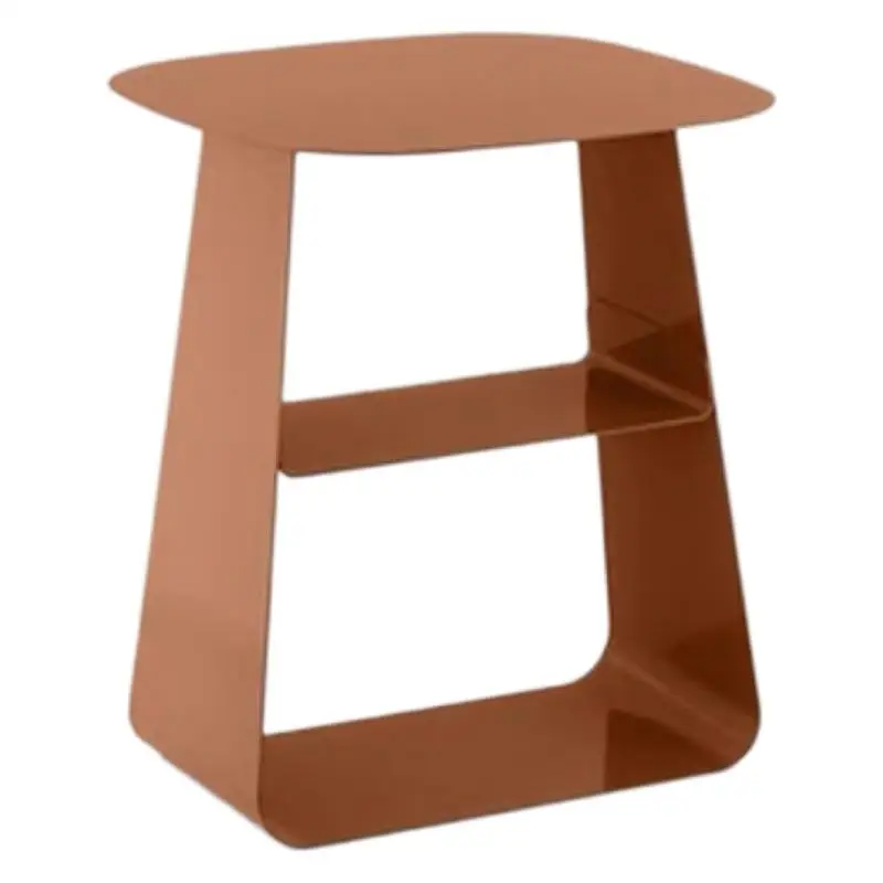 

Metal sofa side few cabinets living room designer double layer simple modern creativity