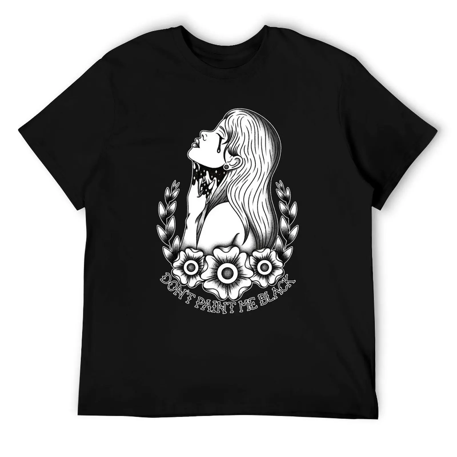 

Don_t Paint me Black T-Shirt t shirts for man slim fit t shirt man cotton man t shirts for men casual T-Shirt