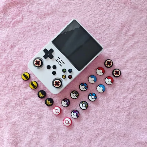 4 шт./лот силиконовые колпачки для джойстиков, аналоговые колпачки для джойстиков R36S R35S R35Plus RGB20S K36 RG40XXV, аксессуары для ретро-игр топ 8 мини-кейкапы Razer Huntsman - №1