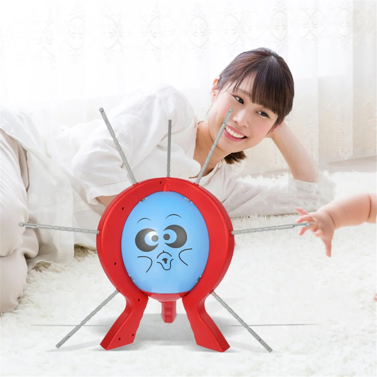 لعبة ABMO Balloon Burst Game Family Board Game، بالونات لكمة لحشو الحقائب، لعبة الآباء، لعبة سطح المكتب