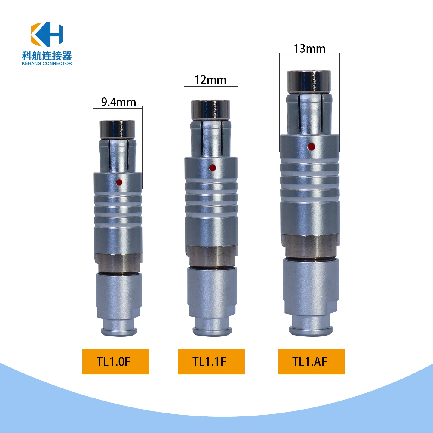 F Series TL1 Aviation Plug Waterproof IP68 round Multi-pin Connector Compatible with Lemo Odu round Pin Connector