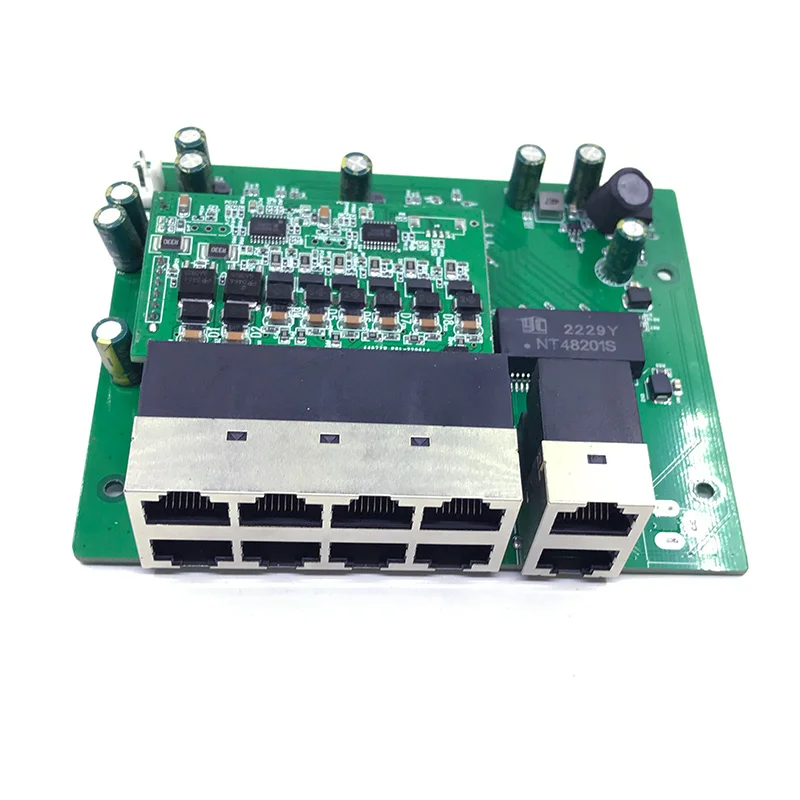 Imagem -03 - Protocolo Padrão 802. 3af at ou 802. 3bt Class8 48v Poe para Fora 48v Poe Switch 1000 Mbps Poe Poort