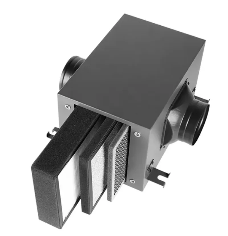 Filter Box Fresh Air Ventilation Hepa Carbon Filter Air Purification