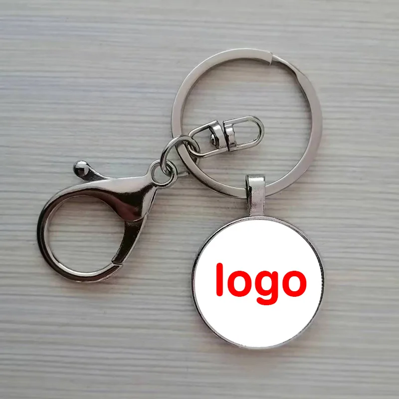 

Customized Logo Keychain Personalized Photo Company Logo Keychain Customized Logo