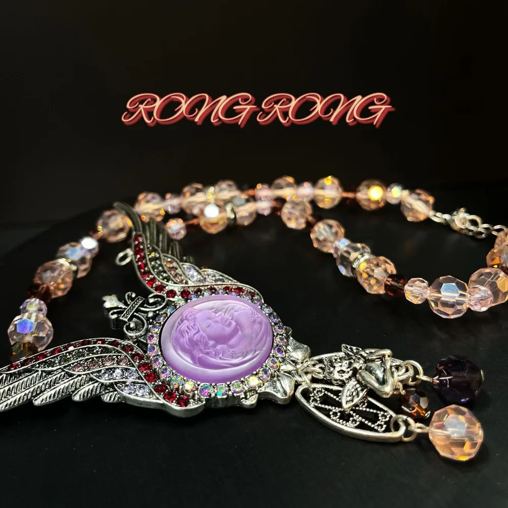 

Manifestation Vintage Heavy Jewelry – Angel Wing Pendant To Harmonize Energy Centers & Attract Your Desires