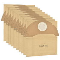 Vacuum Cleaner Bags for Kärcher WD2 MV2 WD 2.200 WD2250 A2004 A2054 A2099 6.904-322.0, Paper Vacuum Dust Bags for Karcher WD