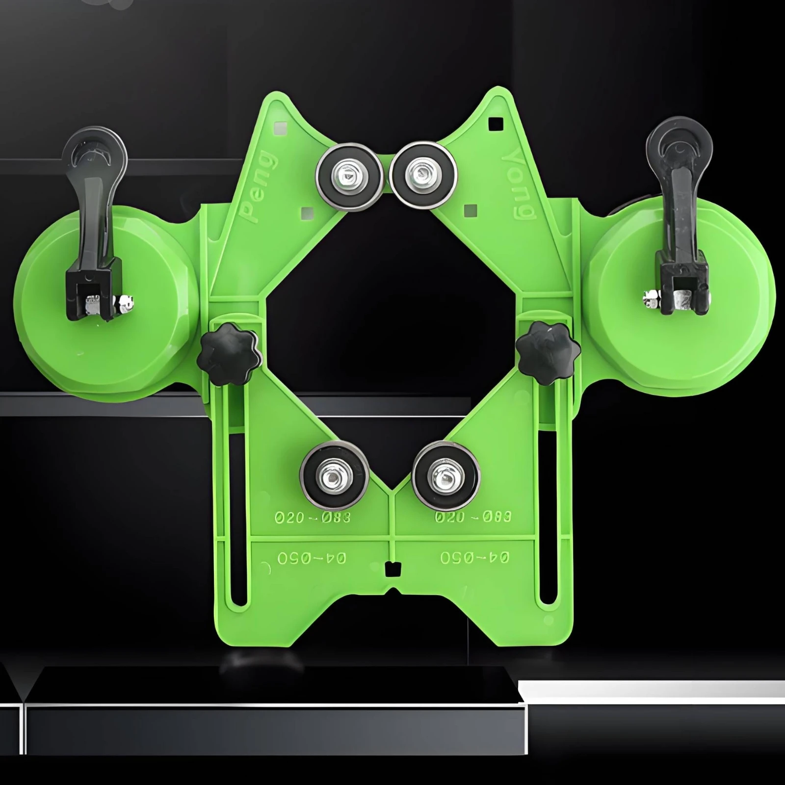 Tile Hole Positioning Tool Tightening Knobs Suction Cup Drill Guide view 5