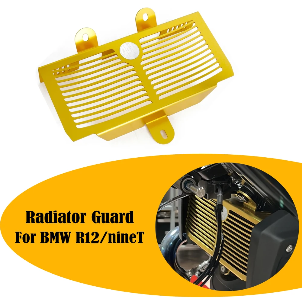 

Motorcycle R 12 NineT Radiator Grille Guard Cover Grill Oil Cooler Guard Protection For BMW R12 NineT 2024 2025 2026 Accessories